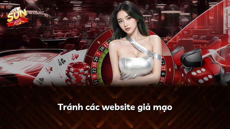 Tránh các website giả mạo